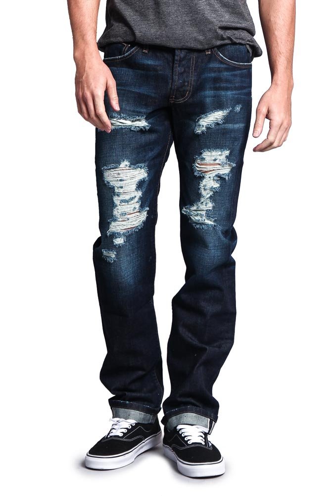 Men's Straight Fit Selvedge Jeans M527SV (Made in USA)