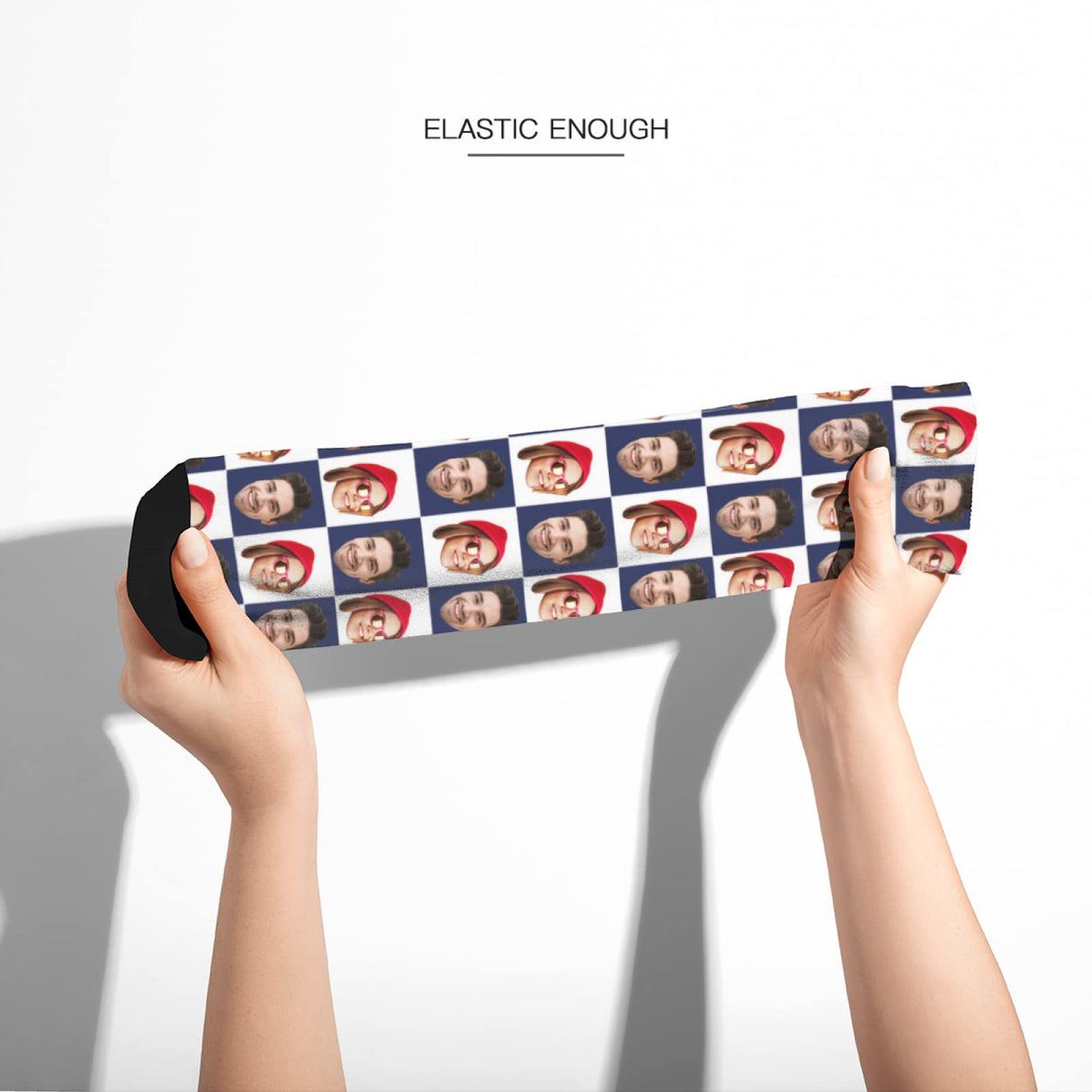 Custom Socks with Picture:Made in USA,Customized Face Socks,Personalized Socks Memorial Gift for Men Women Kid