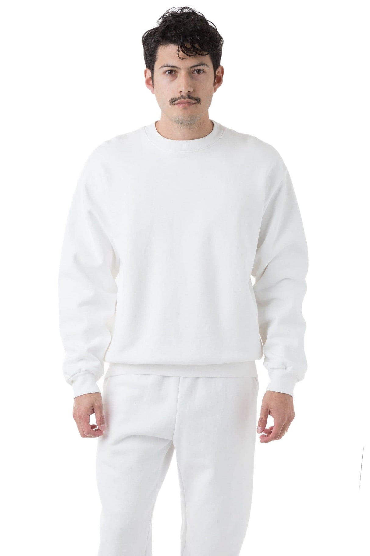 Los Angeles Apparel Heavy Fleece Crewneck Sweater (Piece Dye)