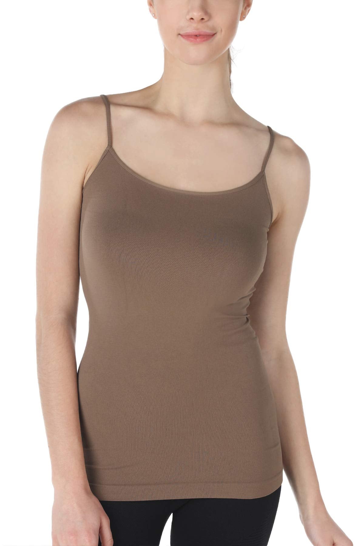 NIKIBIKI Women Seamless Basic Camisole, Made in U.S.A, One Size