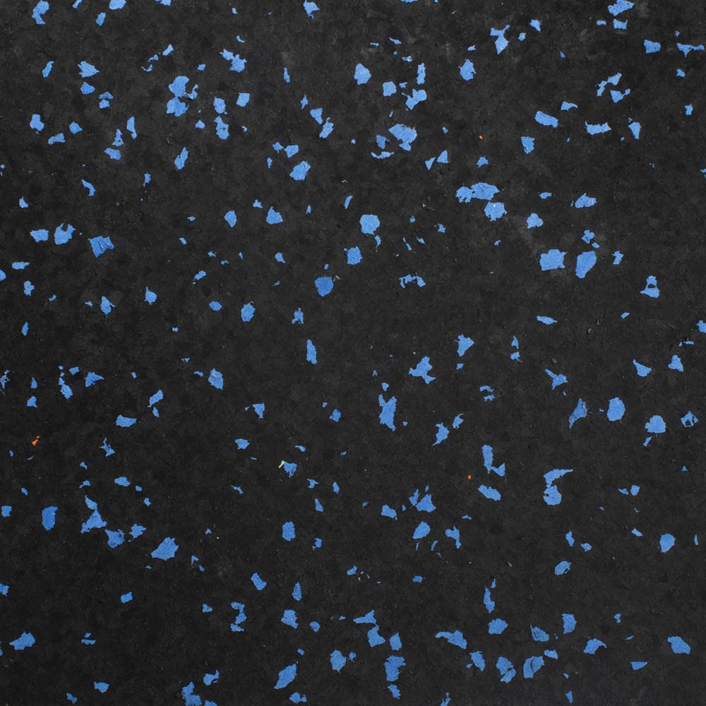 Xspec 8mm (5/16") Heavy Duty All Rubber Gym Mat Flooring Interlocking Rubber Tile, Made in USA, Grey/Black or Blue/Black, 24"X24"X0.3" (4-Pack, 16 sq. ft. Total)