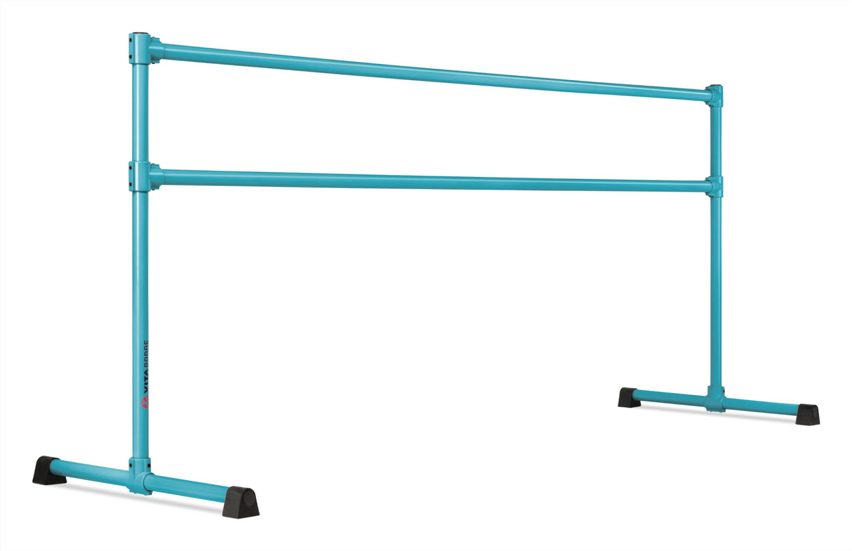 VITA Barre Portable Freestanding Double Ballet Barre, Extreme, Steel | Fixed Height, Made in USA, Home or Gym Exercise Equipment for Kids & Adults | Dance, Fitness, Pilates