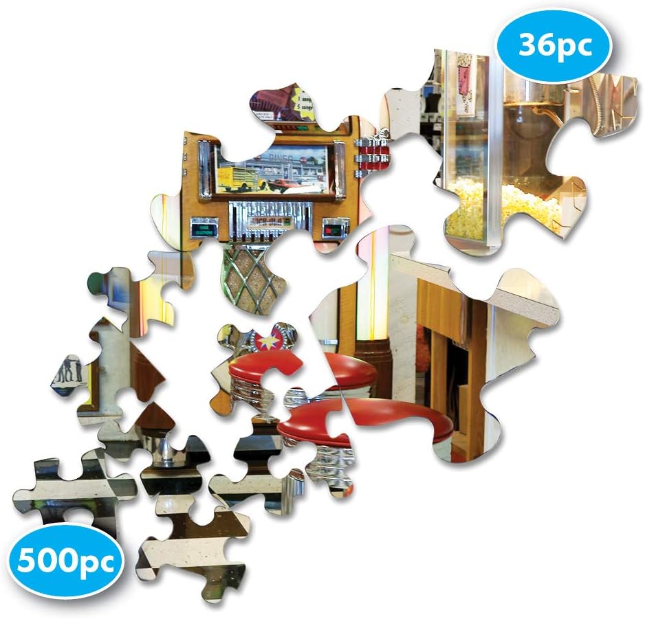 Springbok Puzzle to Remember - Alzheimer & Dementia Activity - 36 Piece Jigsaw Puzzle The Malt Shop - Made in USA