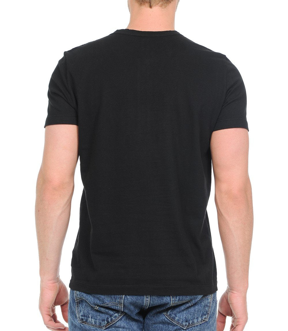 YURO-K Men's Garment Dyed Premium Cotton Classic Short Sleeve Henley with Binded Neck T-Shirt Small - 2X Large