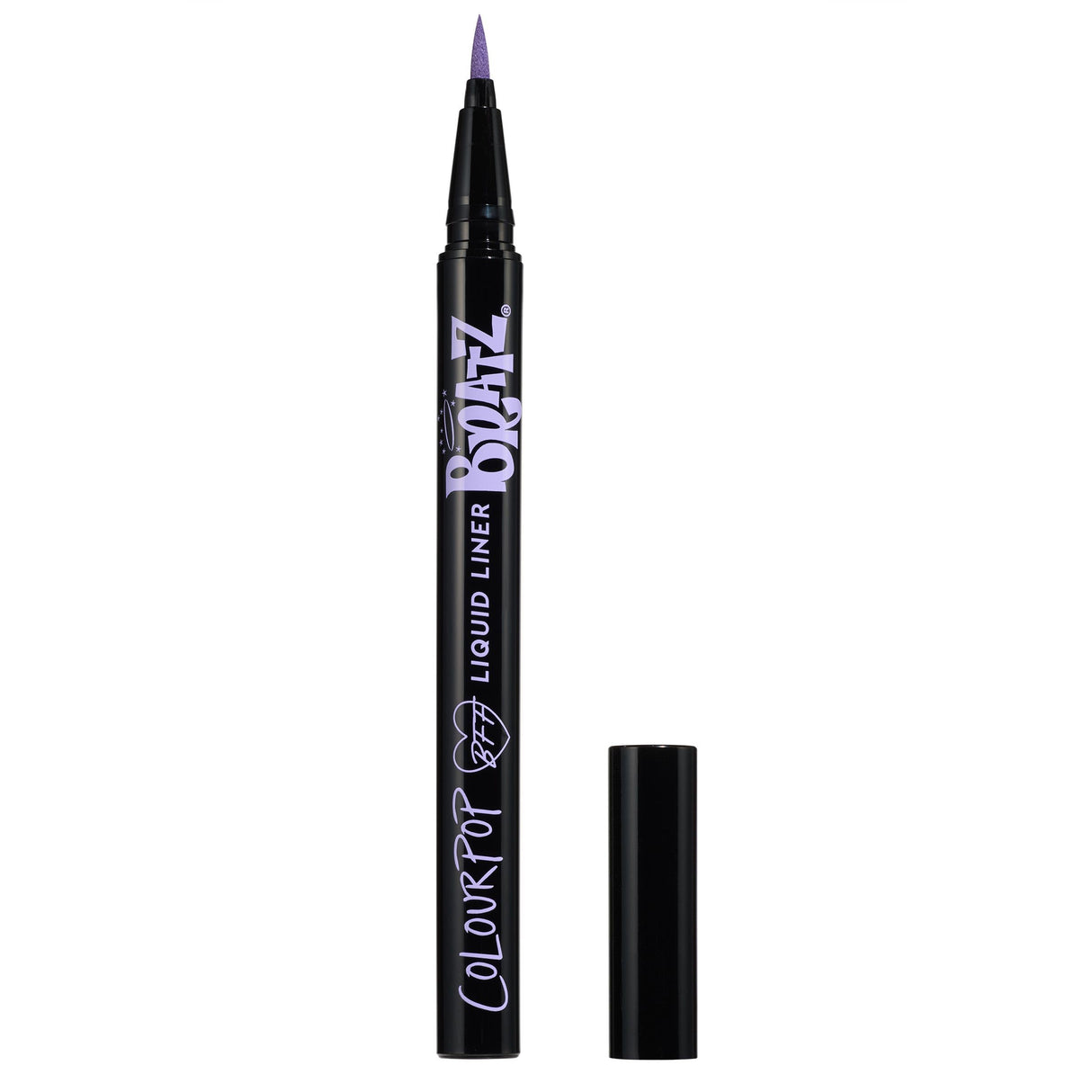 ColourPop BFF Liquid Liner - Precision Felt Tip Liquid Eyeliner Pen - High-Pigment & Buildable Colored Eyeliner with a Transfer Resistant Formula - Crzy (0.02 oz)