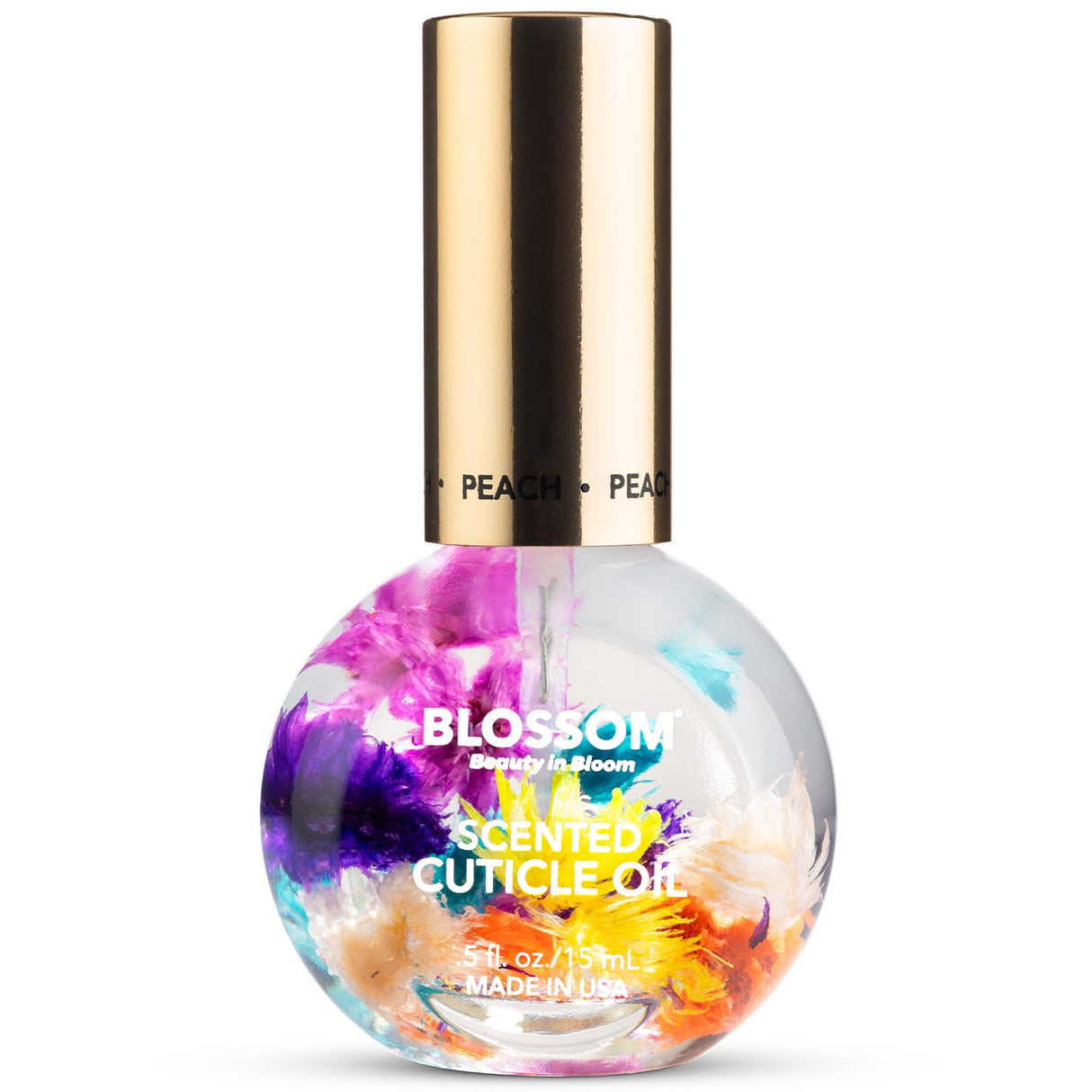 Blossom Scented Cuticle Oil, Infused with Real Flowers, Hydrating, Moisturizing, Strengthening, Made in USA, 0.5 fl. oz, Amazon Exclusive, Watermelon