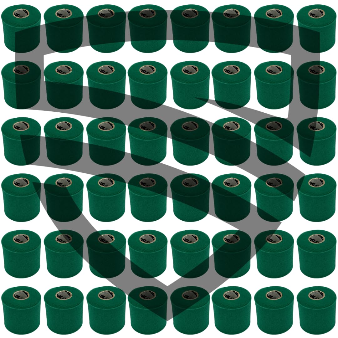 Shield Athletic Underwrap | Bulk Case 48 Rolls of PreWrap, Hair Tie, Headband, Patellar Support, Pre-Wrap Athletic Tape, 2.75" X 30 SYards, Foam Barrier Skin Protection, Flexible, Breathable Red