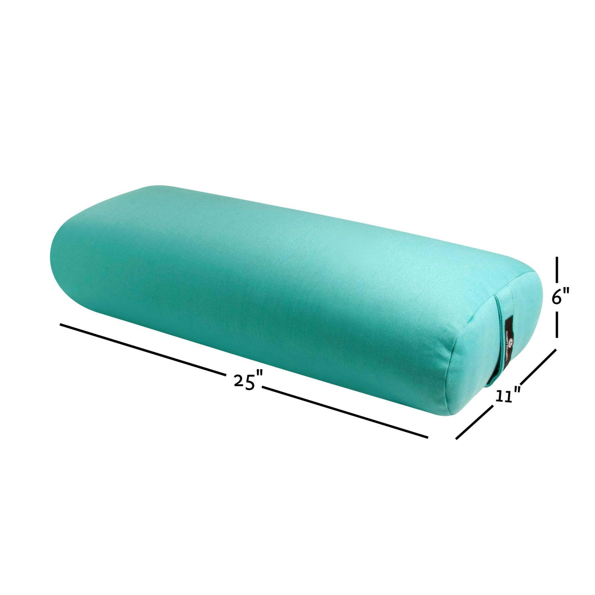 Hugger Mugger Standard Yoga Bolster - Firm, Supportive, Handmade, Durable