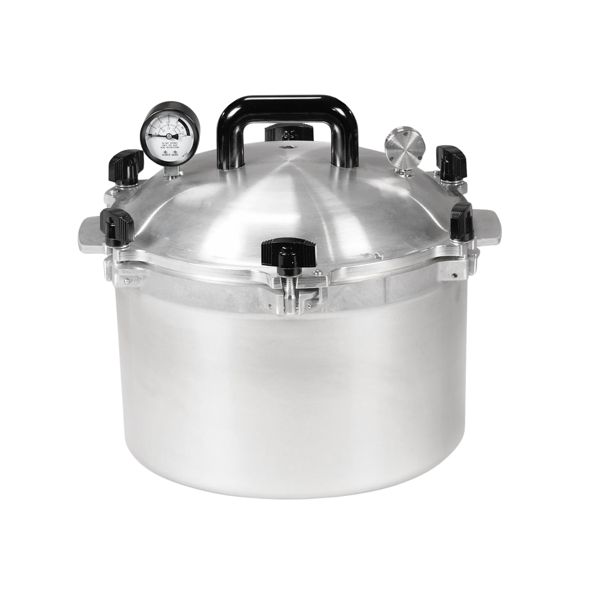 All American 1930: 10.5qt Pressure Cooker/Canner (The 910) - Exclusive Metal-to-Metal Sealing System - Easy to Open & Close - Suitable for Gas, Electric, or Flat Top Stoves - Made in the USA