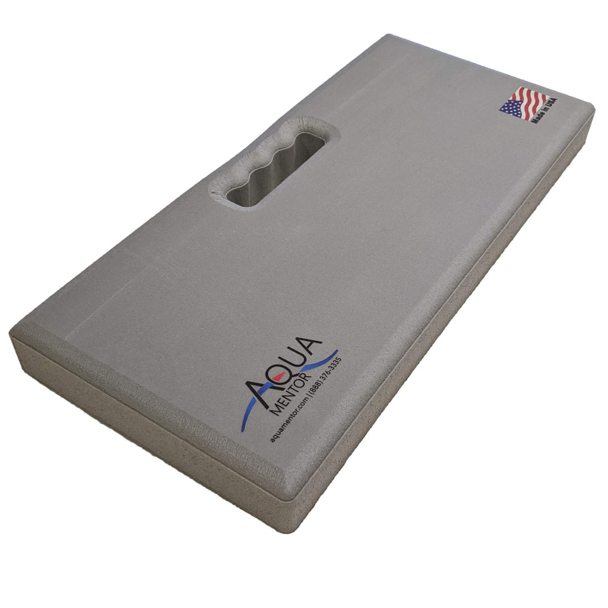 Kneeling Pad - Made in The USA - Firm, Durable and Thick Garden or Mechanics Foam Kneeling Pad, Great for Use Around The House, Garden, Job or Shop(17.5” x 8.0” x 1.5”, Gray)