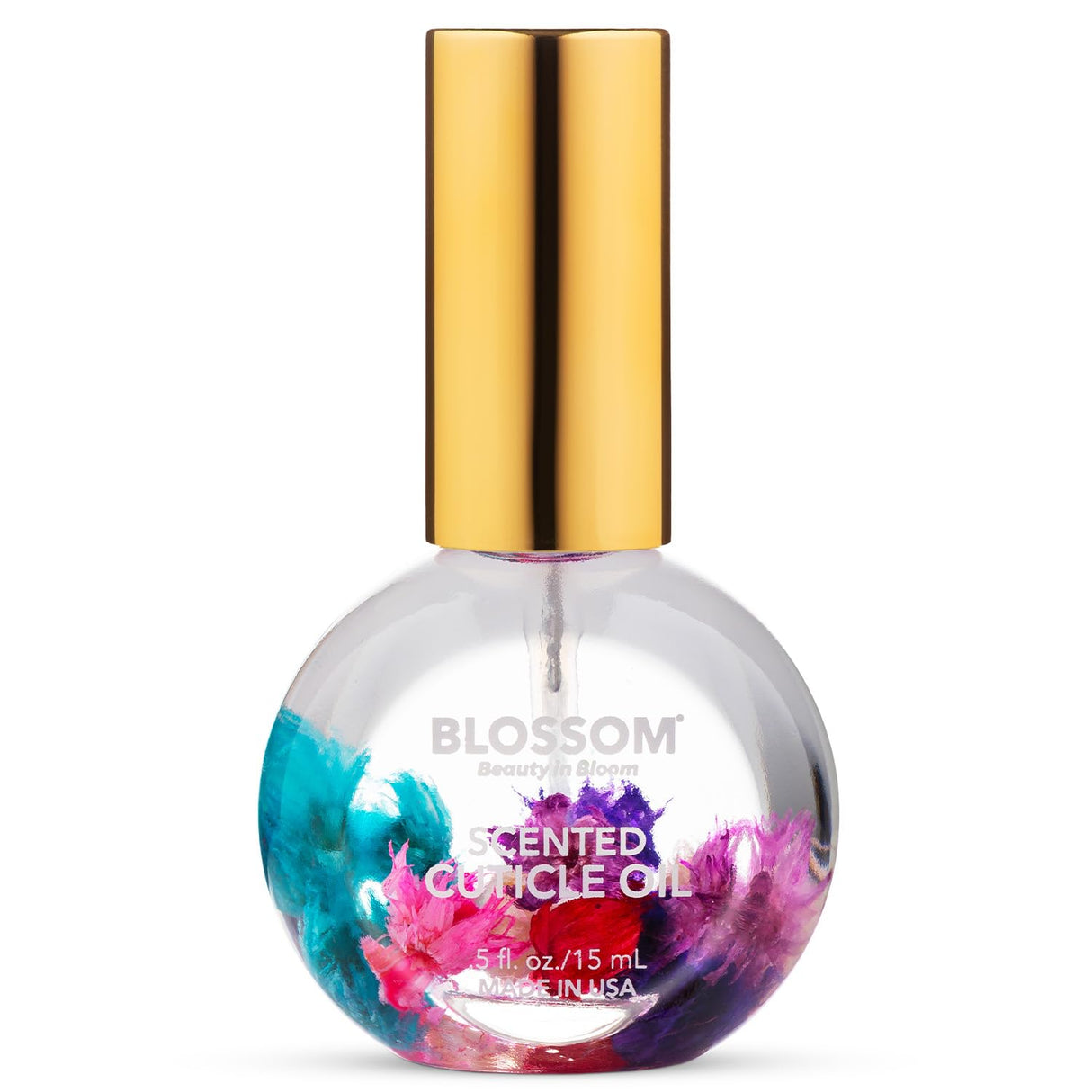 Blossom Scented Cuticle Oil, Infused with Real Flowers, Hydrating, Moisturizing, Strengthening, Made in USA, 0.5 fl. oz, Amazon Exclusive, Watermelon
