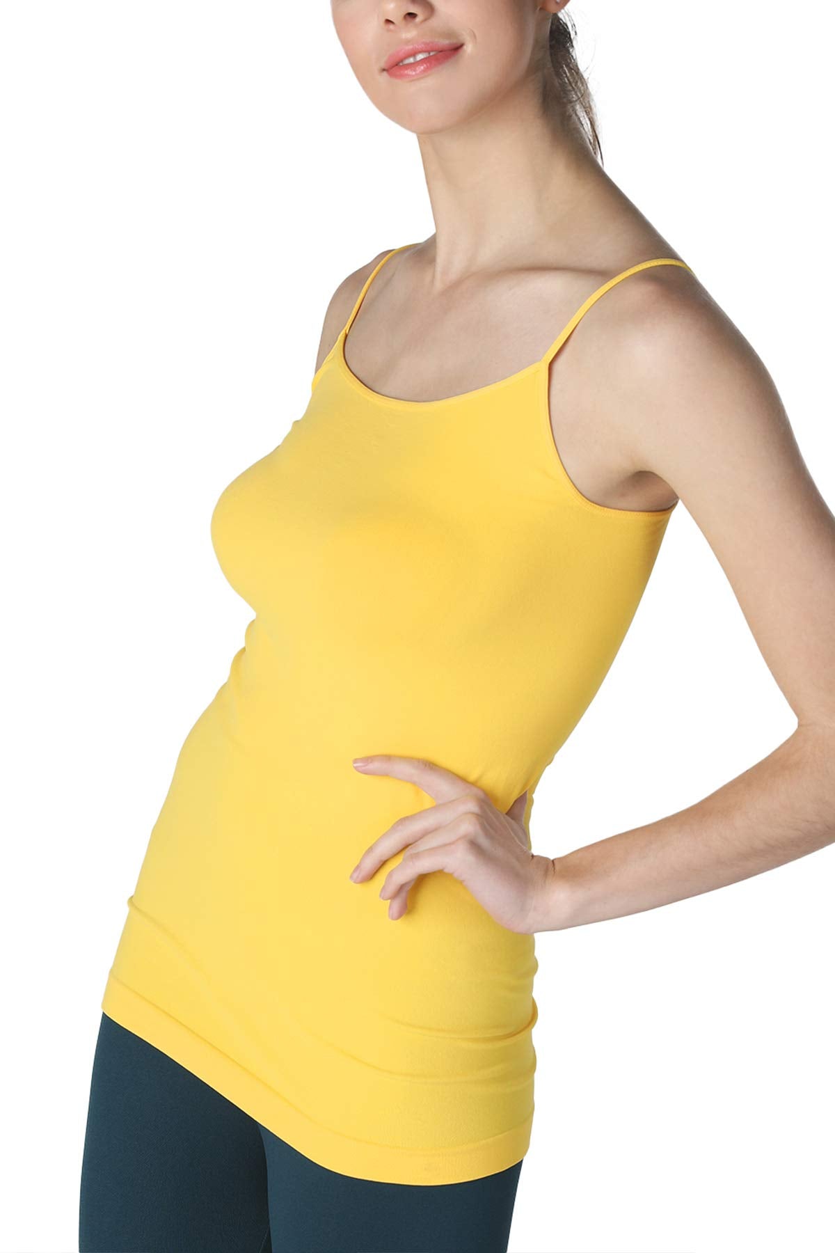 NIKIBIKI Women Seamless Basic Camisole, Made in U.S.A, One Size