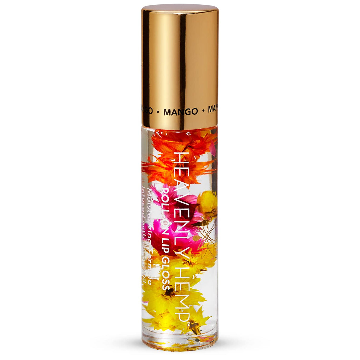 Blossom Scented Roll on Lip Gloss, Infused with Real Flowers, Made in USA, 0.20 fl. oz./5.9ml, Watermelon