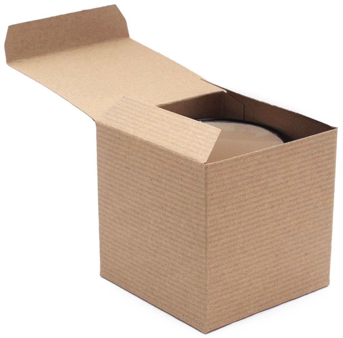 Made in USA 10-Count Recycled Brown Kraft Gift Boxes (5" X 5" X 3") with Tuck Lids for Weddings, Crafting and Baking Packaging Needs