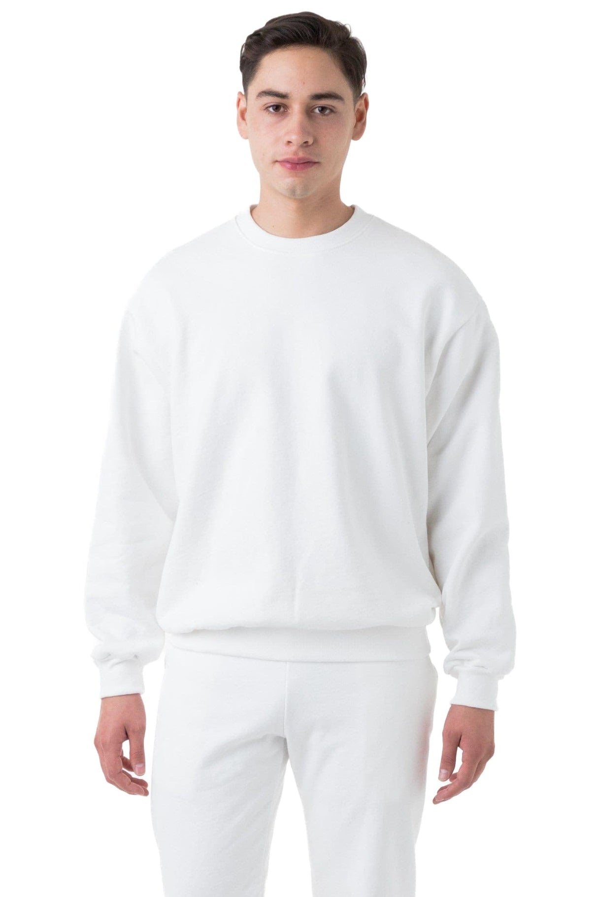 Los Angeles Apparel Heavy Fleece Crewneck Sweater (Piece Dye)