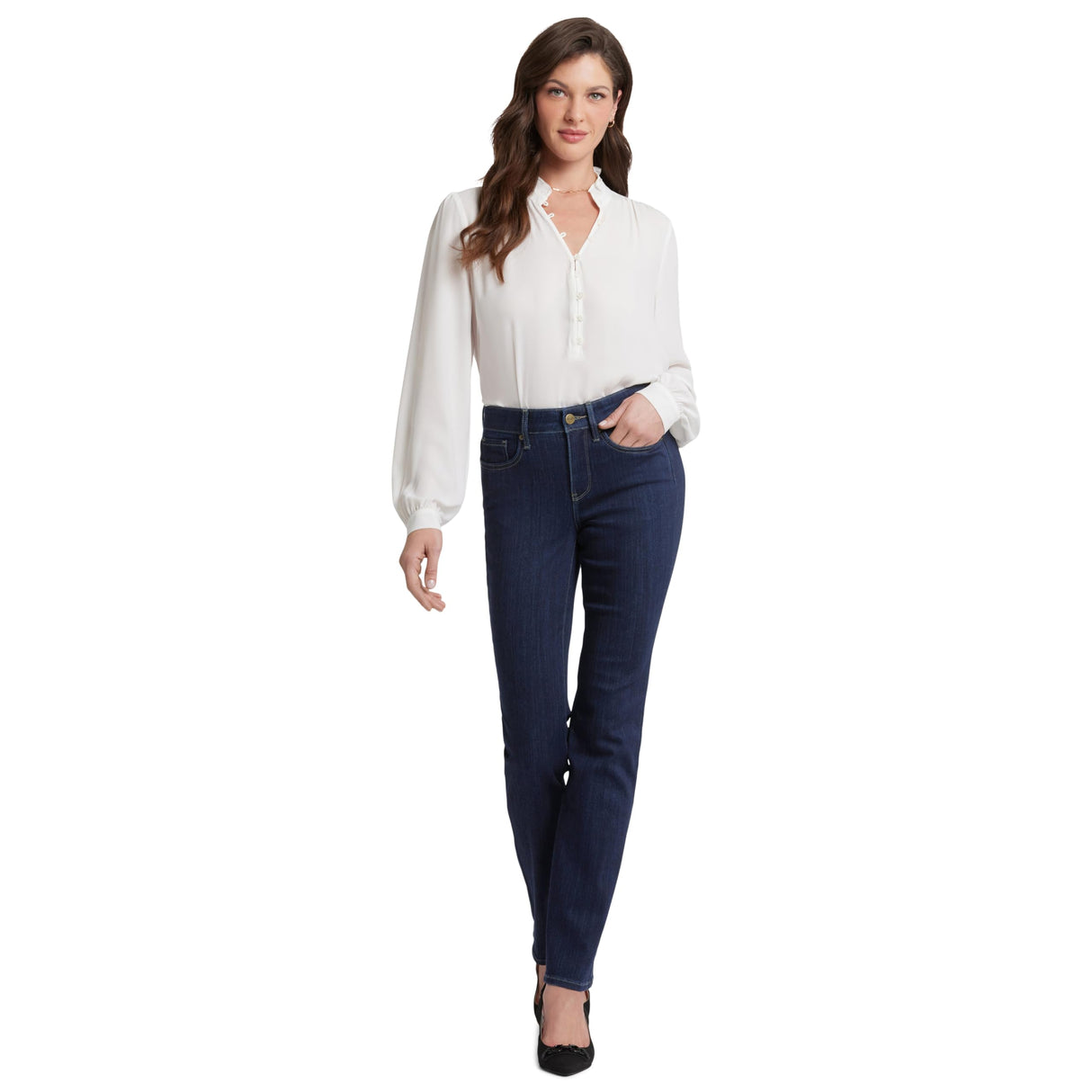 NYDJ Women's Marilyn Straight Leg Jeans in Sure Stretch Denim