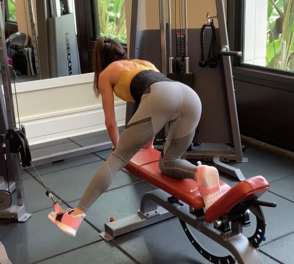 Glute Kickback PRO “Patented” 100% Made in The USA - Cable Machine Ankle Straps