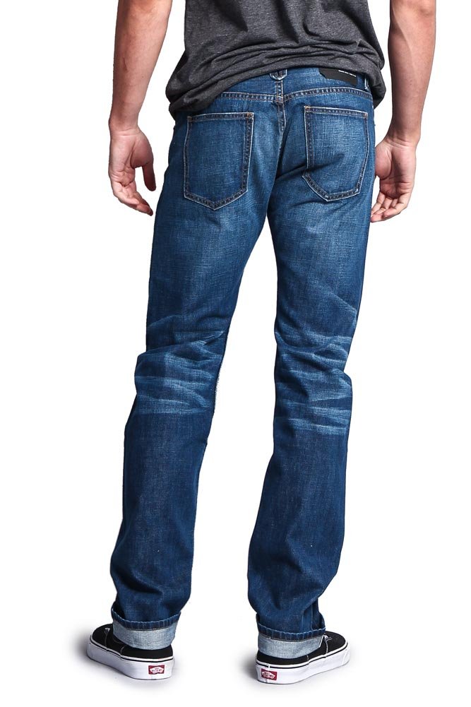 Men's Straight Fit Selvedge Jeans M527SV (Made in USA)