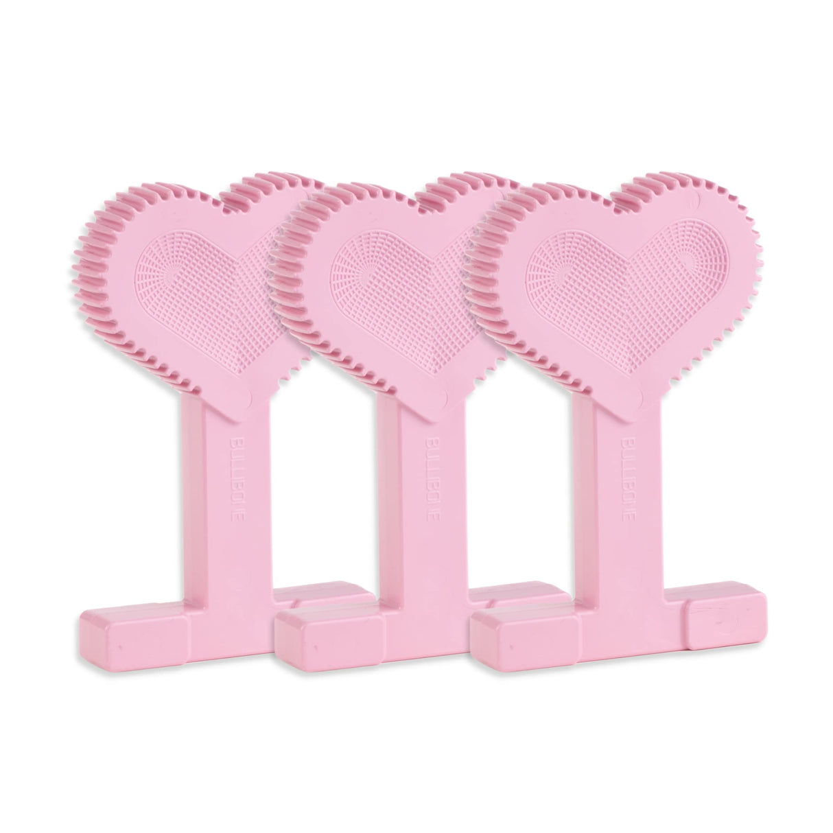 Bullibone Nylon Dog Chew Toy Nylon Bone - Improves Dental Hygiene, Easy to Grip Bottom, and Permeated with Flavor (Bacon, Large - 2 Pack)