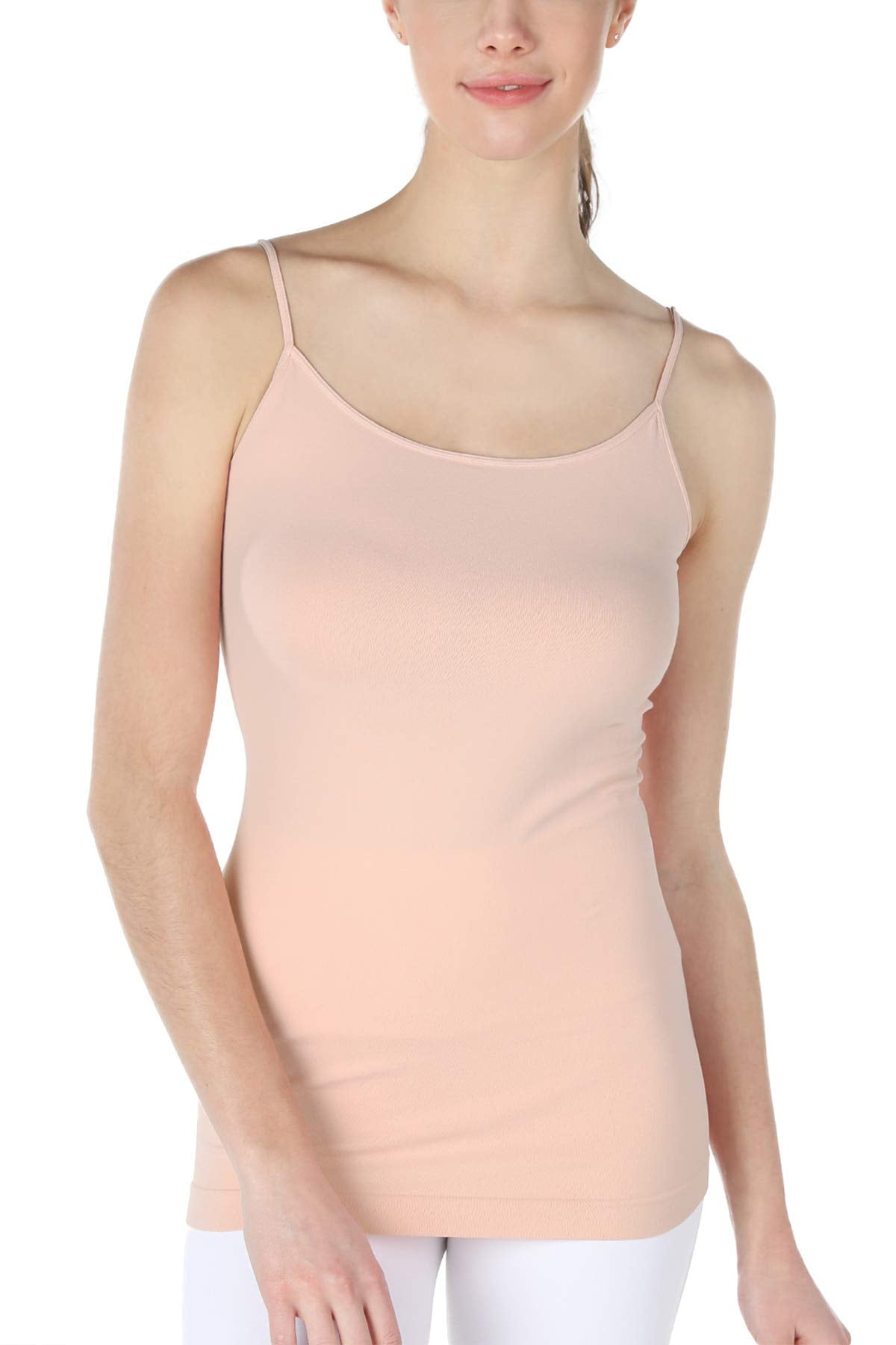 NIKIBIKI Women Seamless Basic Camisole, Made in U.S.A, One Size