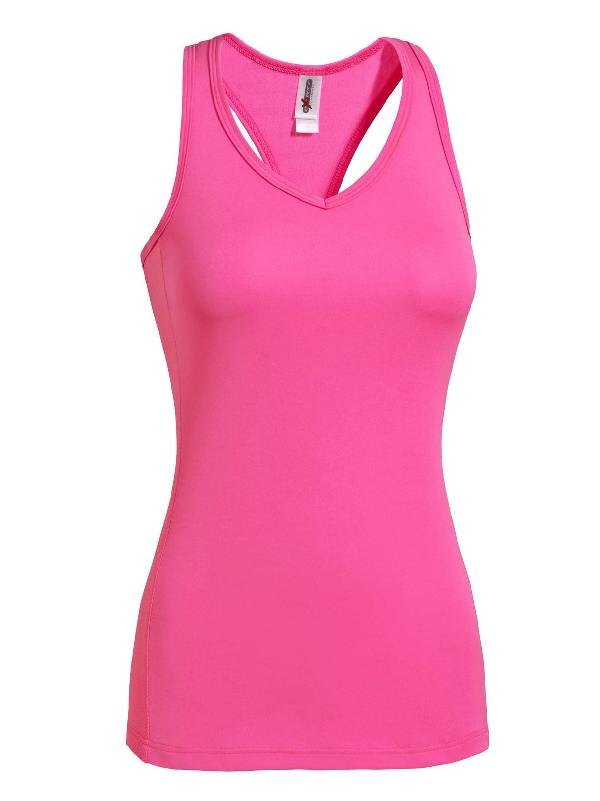 Expert Brand USA-Made Women's Drimax Workout Tech Racerback Performacne Tank Top for Taining Sports Hiking Workout