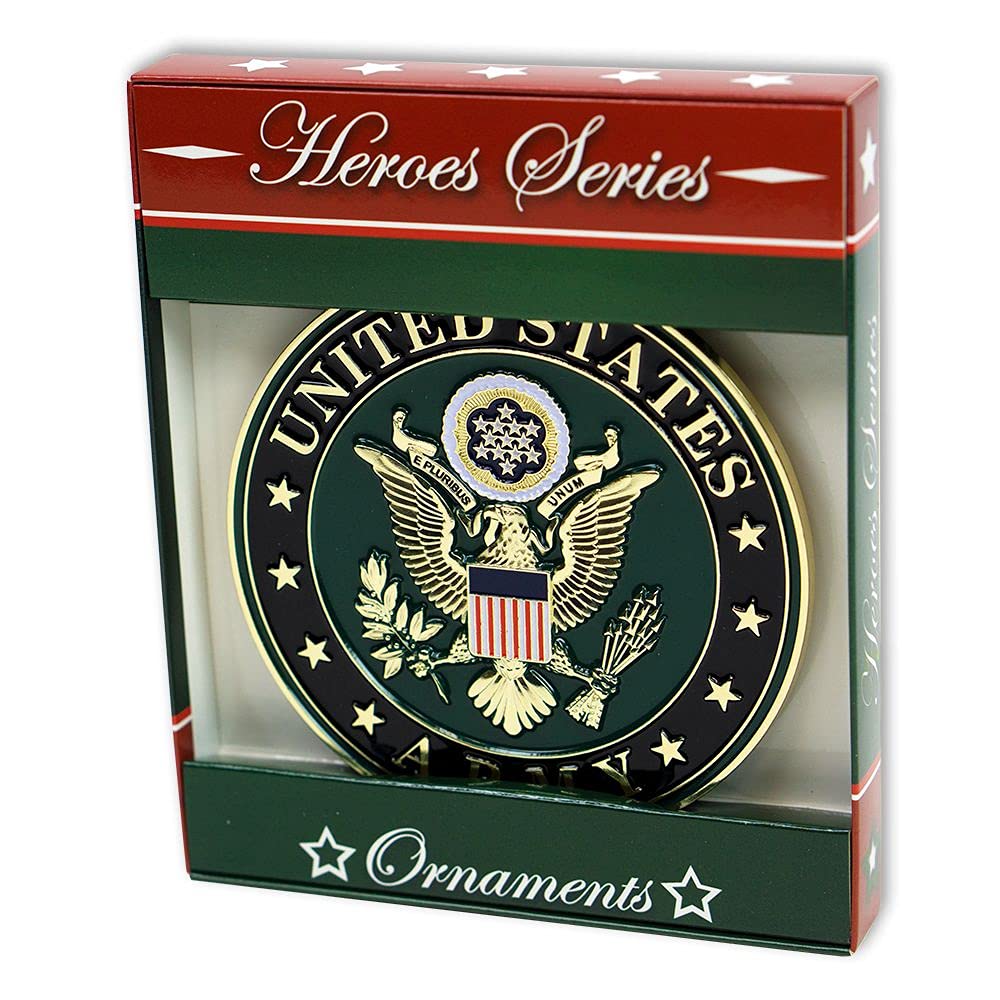 Allied Products Navy Heroes Series Holiday Ornament - Officially Licensed Navy Medallion