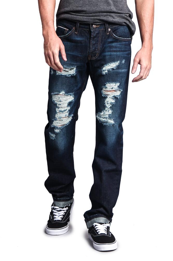 Men's Straight Fit Selvedge Jeans M527SV (Made in USA)