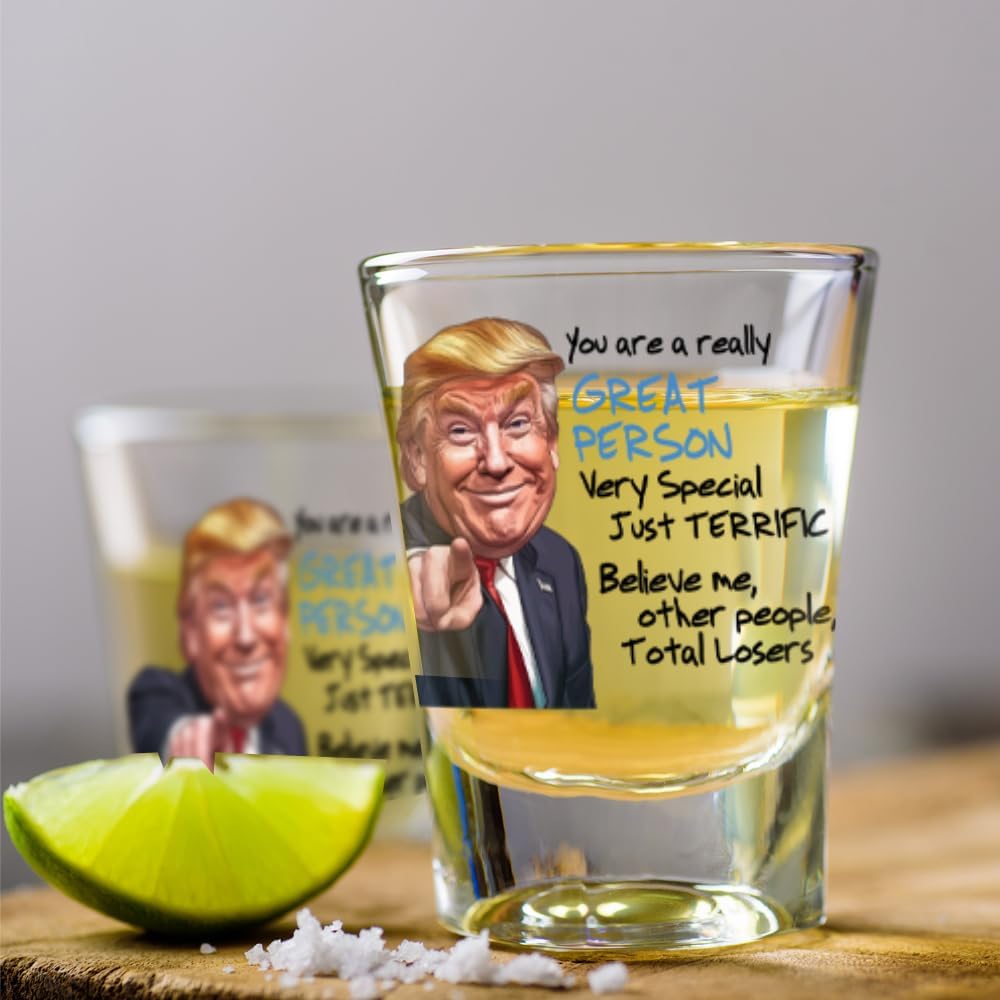 Great Person Funny Gift for Dad from Daughter, Son - Dad Gifts - Birthday Gifts for Dad - Dad Birthday Gift Ideas - Cool Gifts for Dad - Present for Dad 2 oz Shot Glass