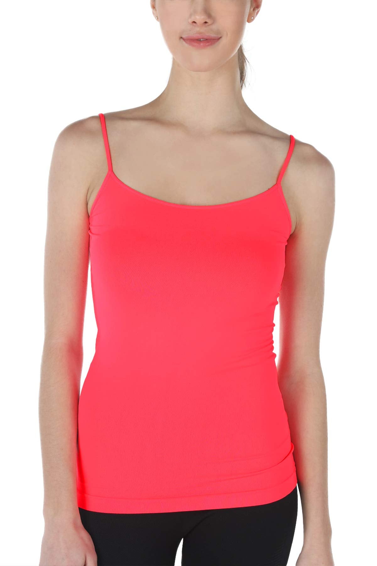 NIKIBIKI Women Seamless Basic Camisole, Made in U.S.A, One Size