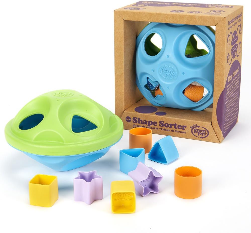 Green Toys Shape Sorter for 6 months +, Green/Blue