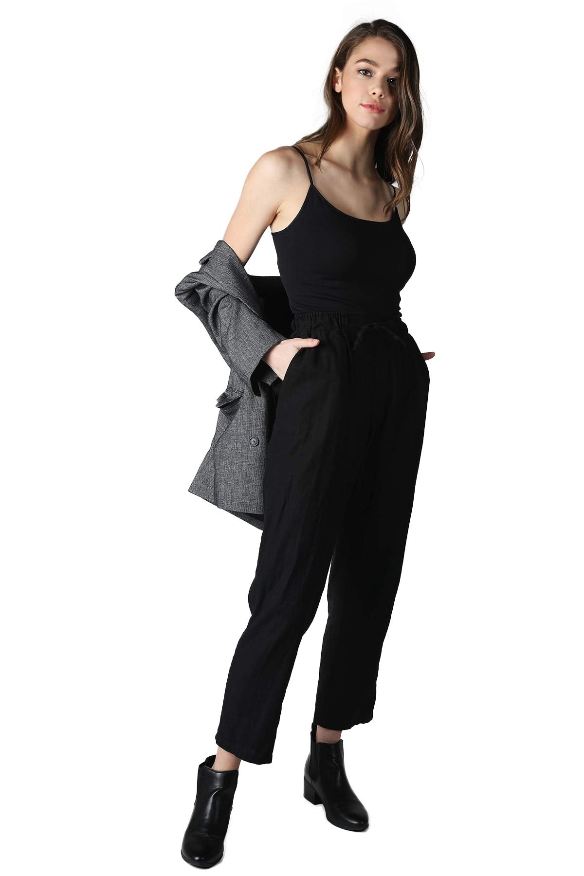 NIKIBIKI Women Seamless Basic Camisole, Made in U.S.A, One Size