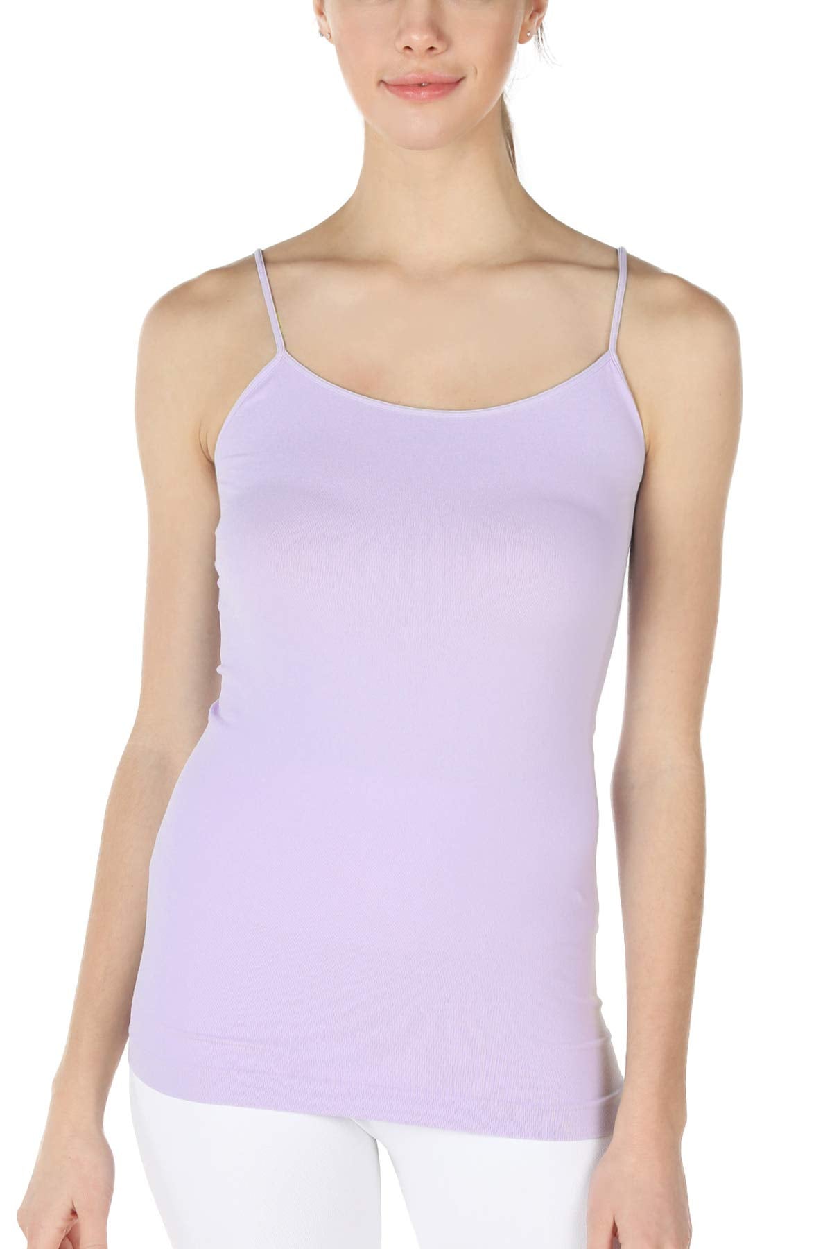 NIKIBIKI Women Seamless Basic Camisole, Made in U.S.A, One Size