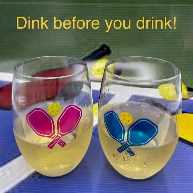 Set of 4 Shatterproof CUSTOM 16 oz Plastic Wine Glasses MADE in the USA (CHRISTMAS NUTCRAKERS)