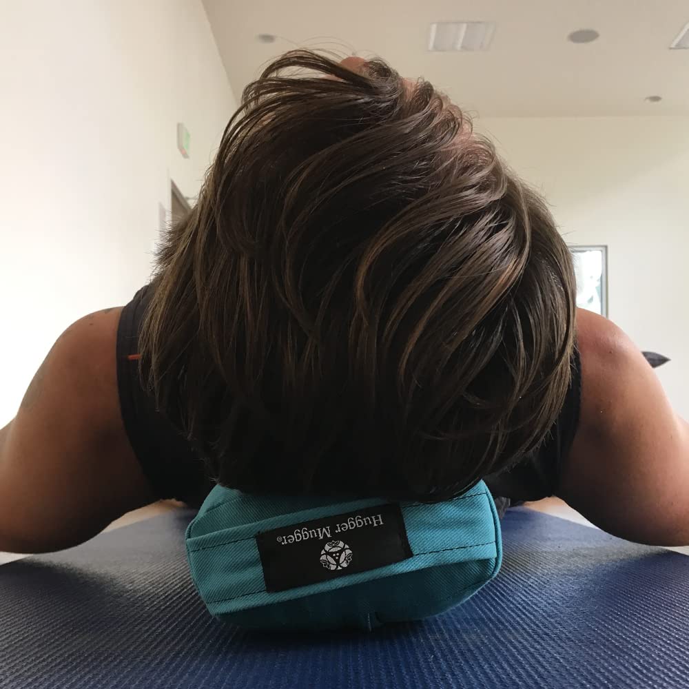 Hugger Mugger Pranayama Yoga Bolster - Very Firm, use Under Length of Spine for Deeper Breathing or Under Ankles, Handmade in The USA