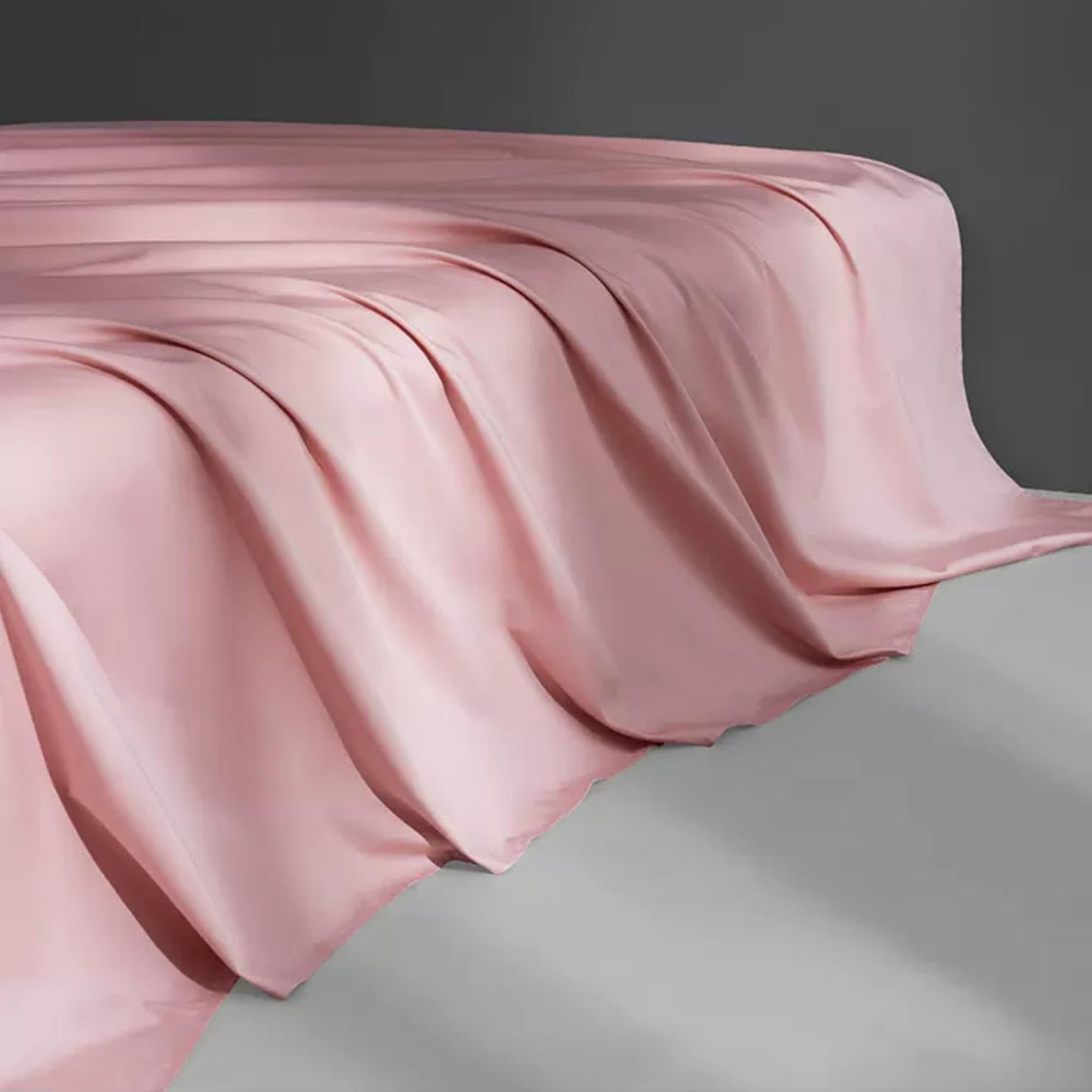 I Pcs 22 Momme Flat Silk Sheet, 100% Mulberry Silk Bed Sheets, Real Silk Flat Sheet, Grade 6A Organic Silk Bedding Made in USA, Hypoallergenic, Ultra Soft and Breathable (Pink, Full)
