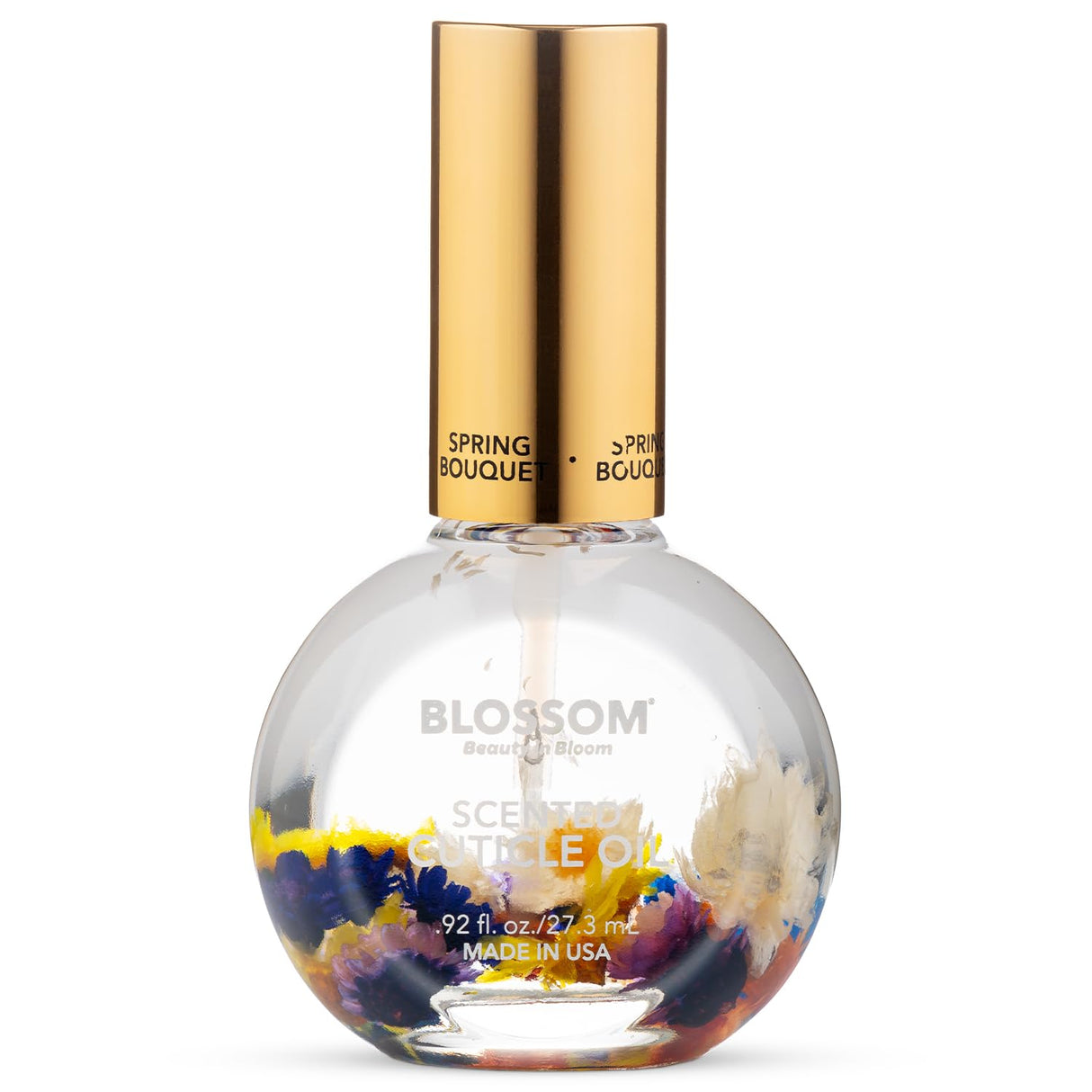 Blossom Scented Cuticle Oil, Infused with Real Flowers, Hydrating, Moisturizing, Strengthening, Made in USA, 0.5 fl. oz, Amazon Exclusive, Watermelon