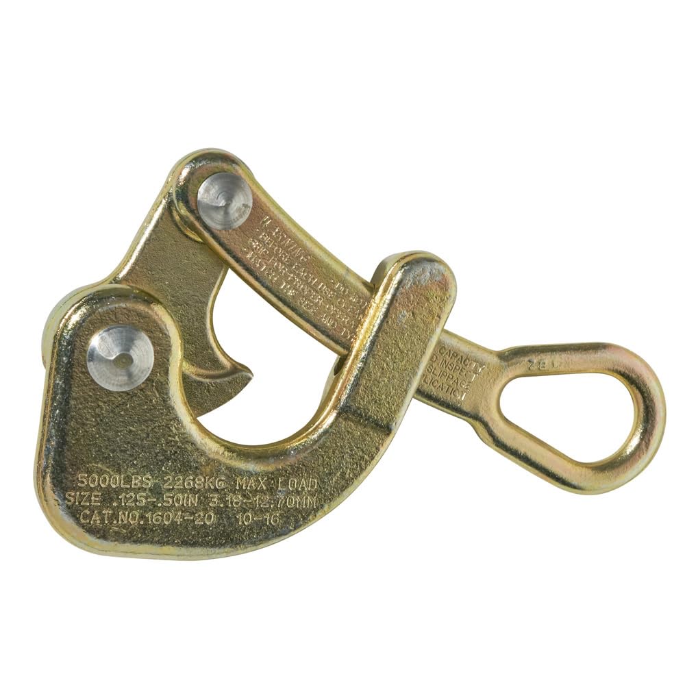 Klein Tools 1604-20L Grip, Made in USA, Haven's Grip Wire Pulling Tool with Swing Latch Wire to 0.125-Inch, Maximum 5000-Pound