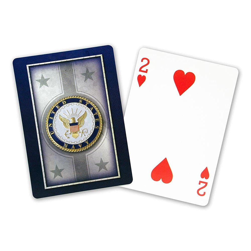 Springbok - United States Navy Playing Cards - Officially Licensed 52 Playing Card Deck - Made in USA