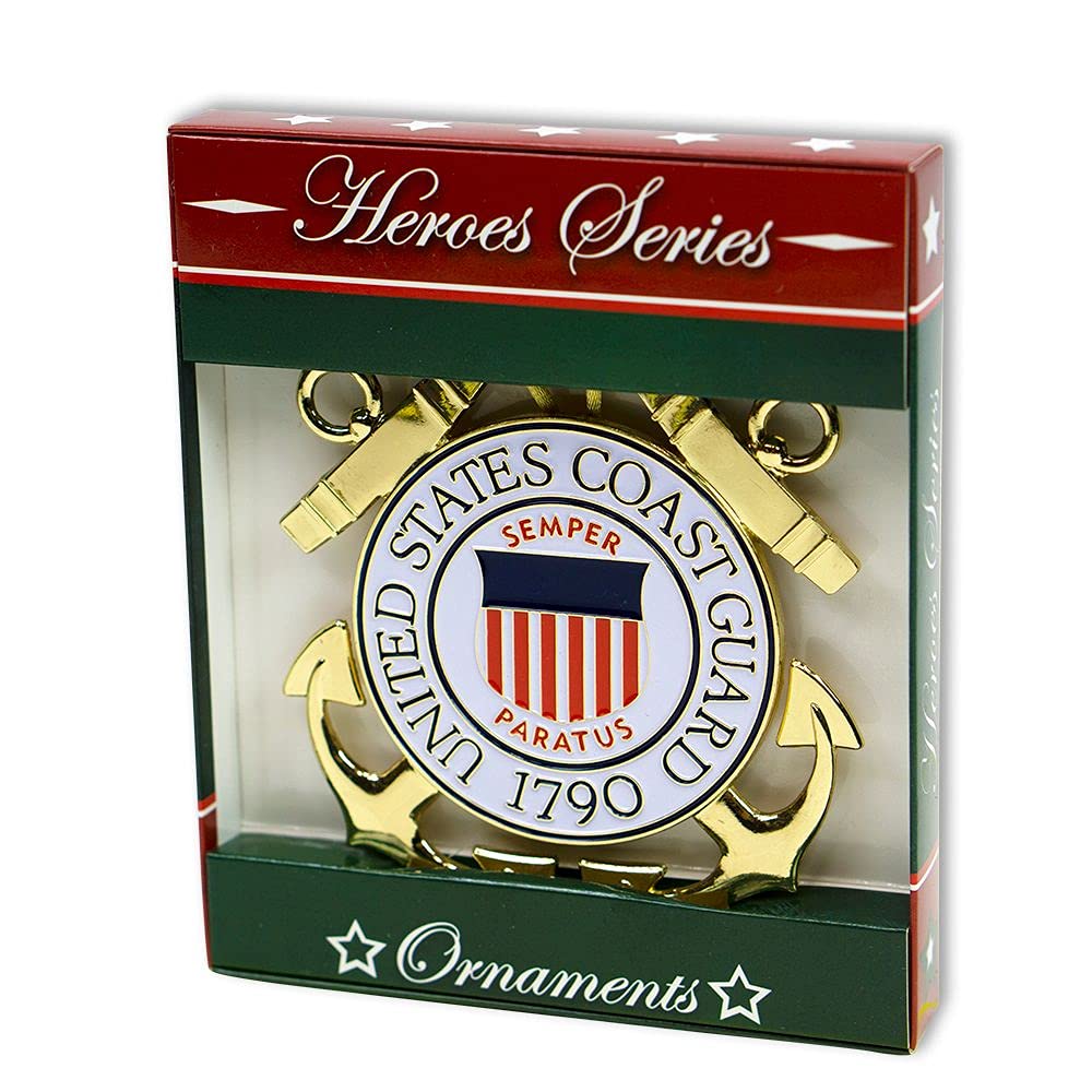 Allied Products Navy Heroes Series Holiday Ornament - Officially Licensed Navy Medallion