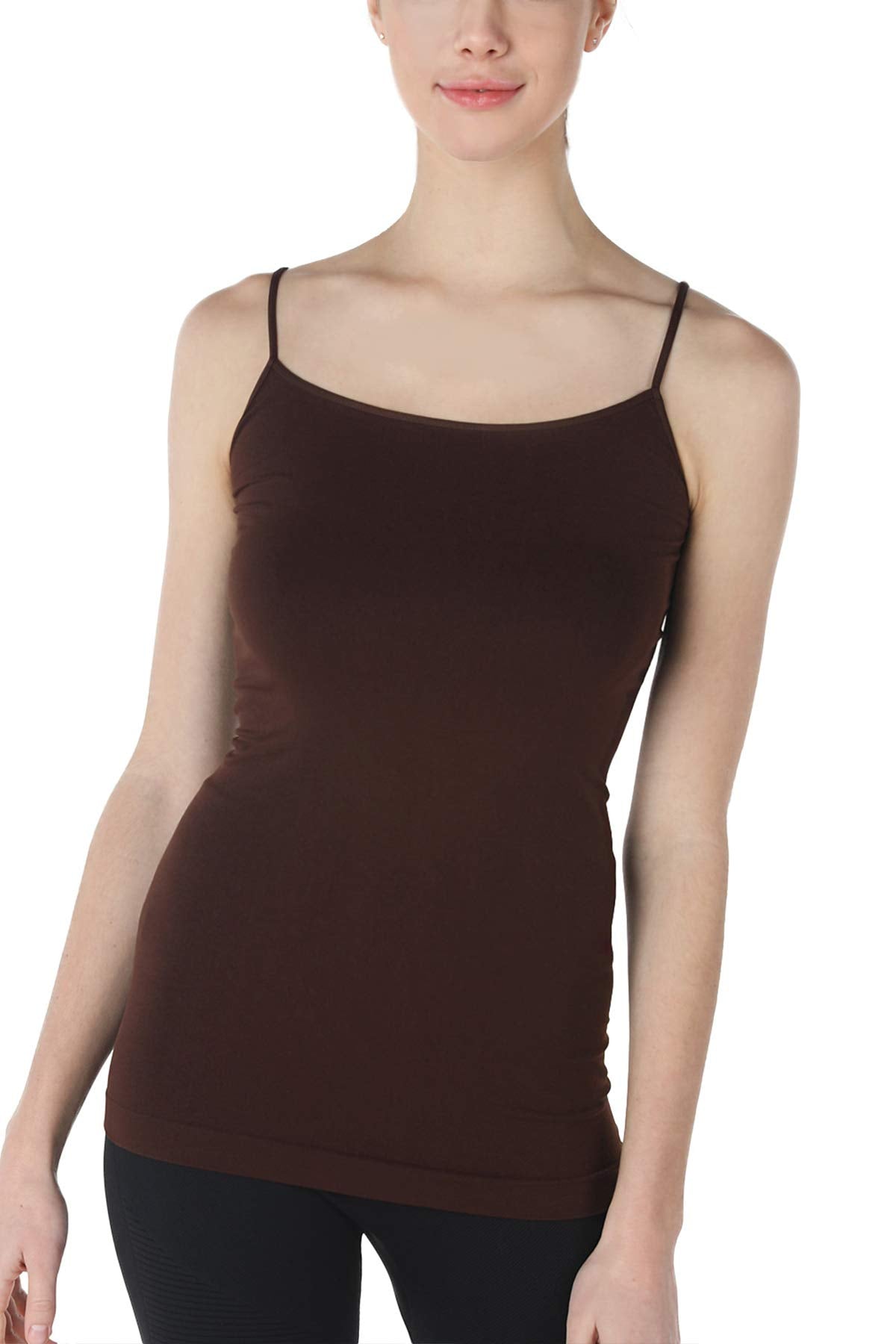 NIKIBIKI Women Seamless Basic Camisole, Made in U.S.A, One Size