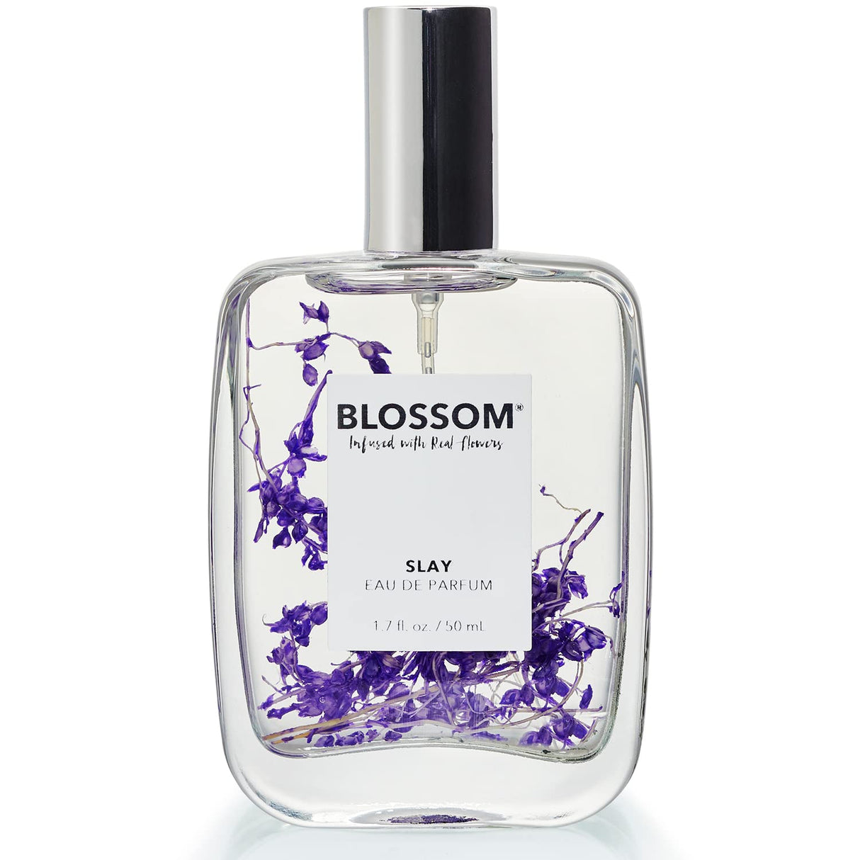 Blossom Unisex Eau De Parfum, Cruelty Free and Vegan Fragrance, Plant-based Perfume Spray, Infused with Real Flowers, Made in USA, 1.7oz, (White Calla Lily, Grapefruit, Sundrenched Flowers), Slay