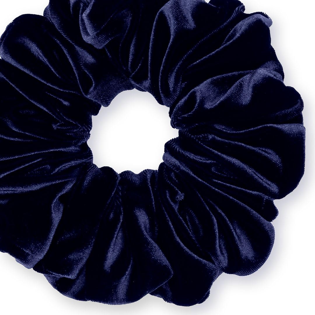 Velvet Scrunchies King Size Leopard XXL Plush Ponytail Holders Oversized Big Made in the USA