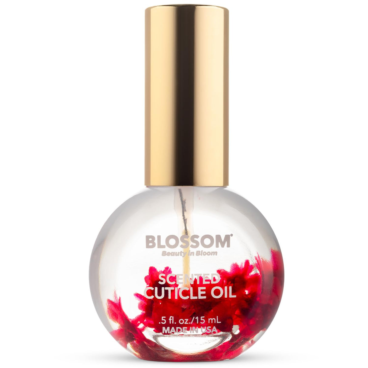Blossom Scented Cuticle Oil, Infused with Real Flowers, Hydrating, Moisturizing, Strengthening, Made in USA, 0.5 fl. oz, Amazon Exclusive, Watermelon