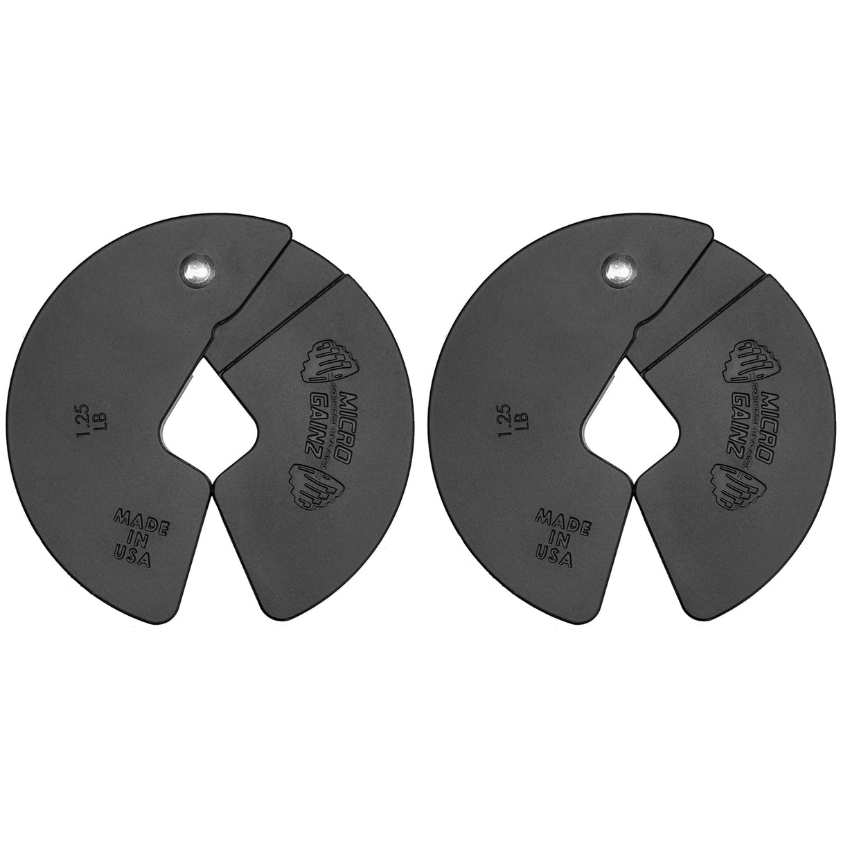 Micro Gainz Dumbbell Fractional 1.25lb Weight Plate, Ideal for Micro Loading, (Choose Color) 2 Piece Fractional Weight Plates, Designed for Dumbbell Training, Made In USA