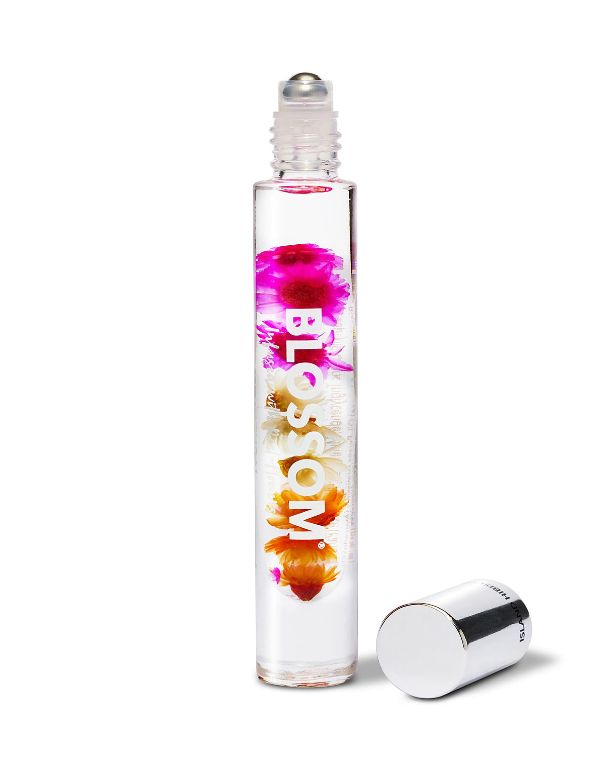 Blossom Roll on Perfume Oil for Women, Alcohol Free Rollerball Perfume with Essential Oil, Infused with Real Flowers, Made in USA, 0.20 oz (Lemon, Bergamot, Violet, White Musk), Cactus Flower