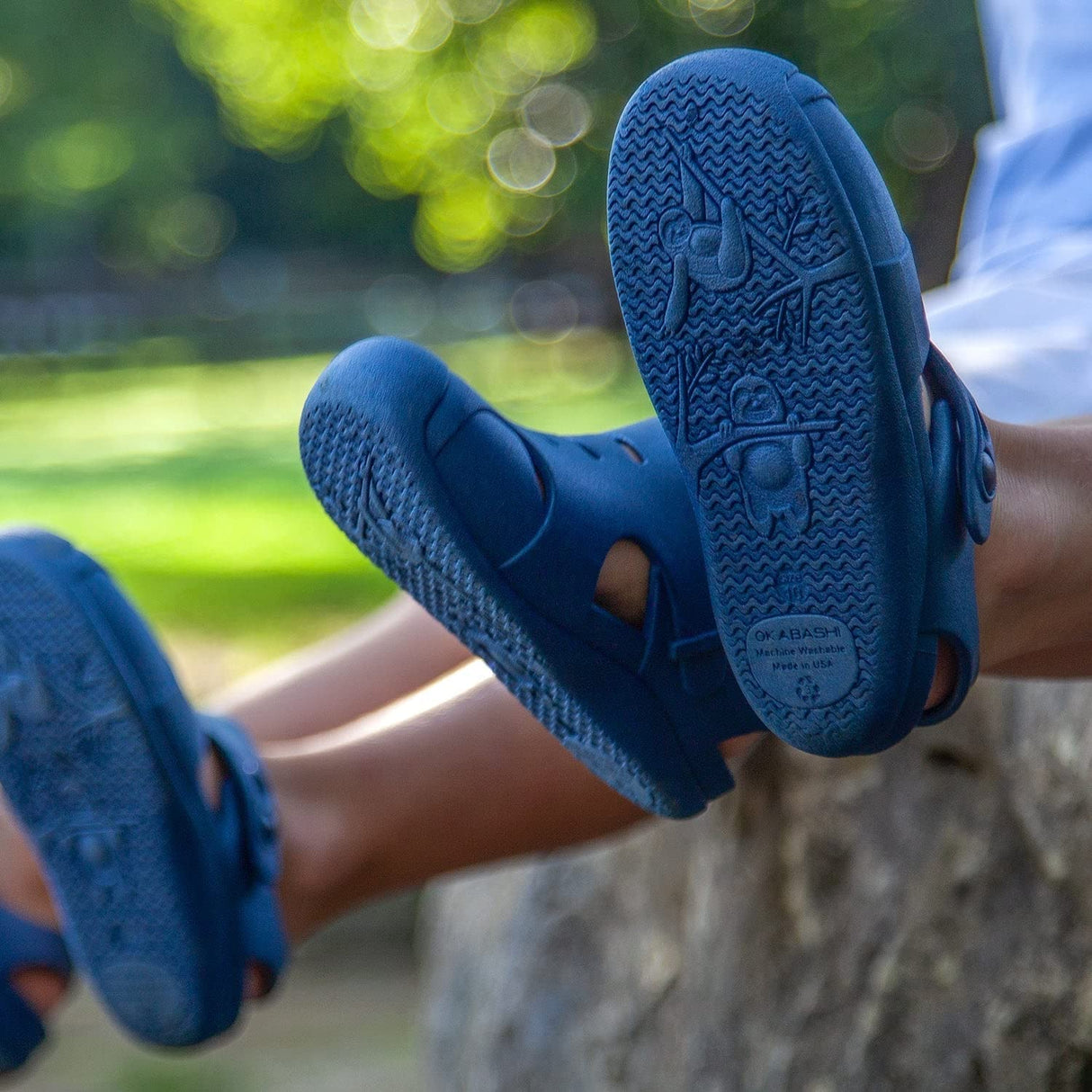 OKABASHI Kid's Carter Camp Shoe | Waterproof Design | Machine Washable | Non-Marking & Slip-Resistant | Sustainably Made in The USA