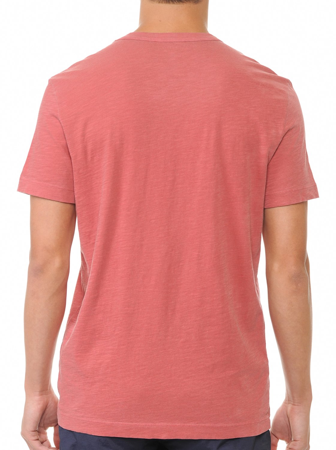 YURO-K Men's Premium Binded Neck Cotton Classic Short Sleeve Crew T-Shirt