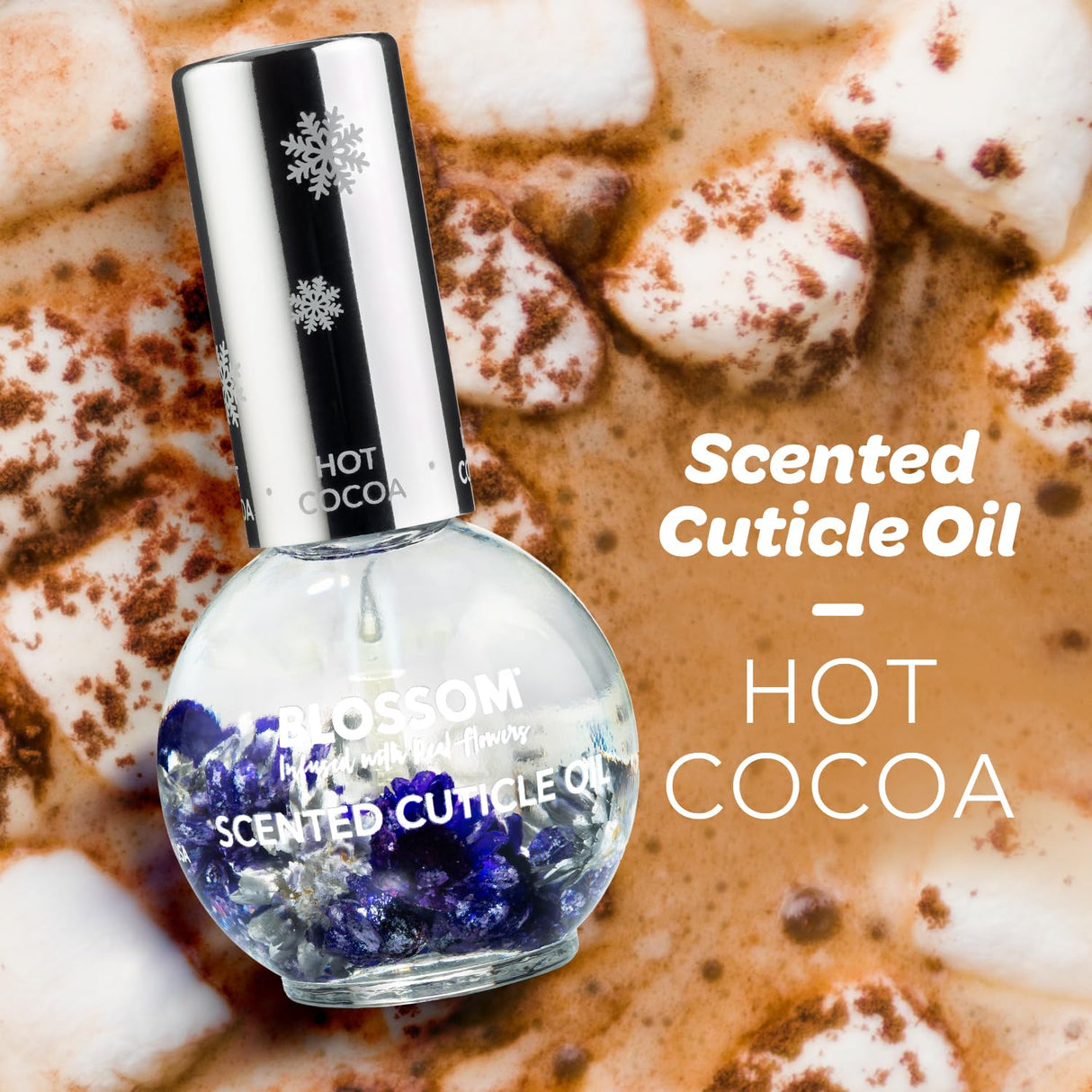 Blossom Scented Cuticle Oil, Infused with Real Flowers, Hydrating, Moisturizing, Strengthening, Made in USA, 0.5 fl. oz, Amazon Exclusive, Watermelon