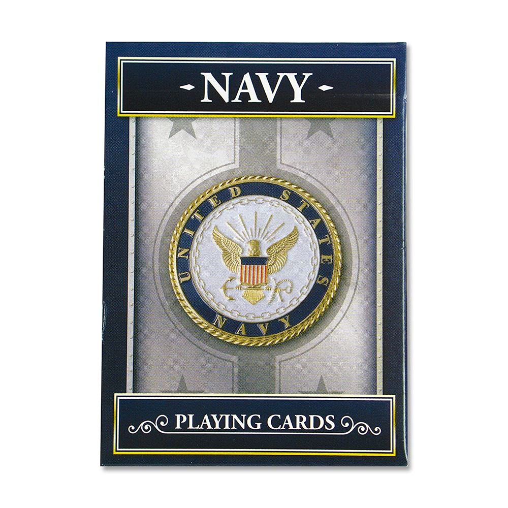 Springbok - United States Navy Playing Cards - Officially Licensed 52 Playing Card Deck - Made in USA