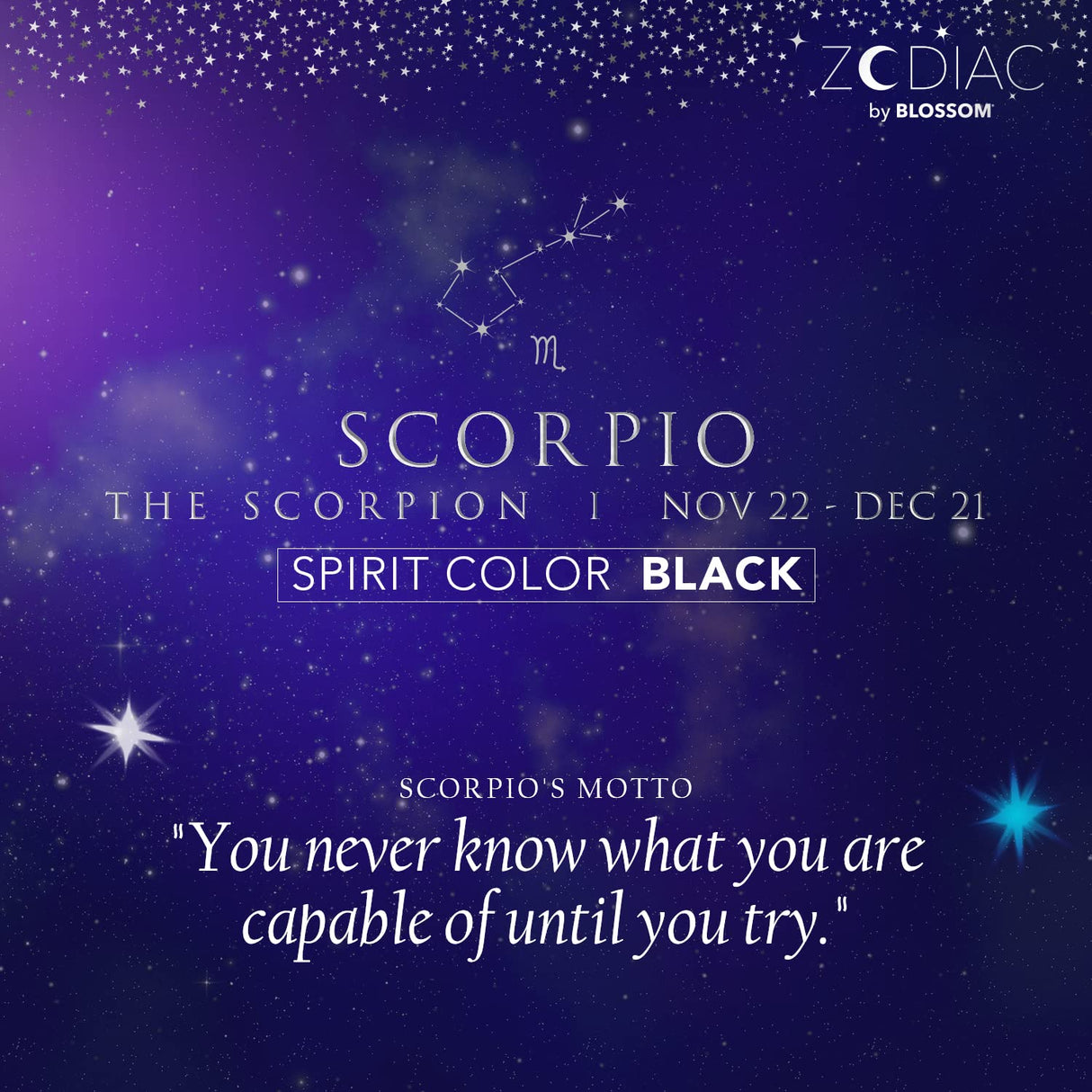 Blossom Zodiac Sign Roll-On Lip Gloss, Vanilla Scented + Moisturizing with Crystals, Made in USA, 0.20 fl. oz./5.9ml, Aquarius